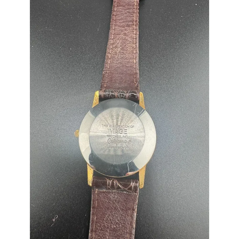 VOA 50th Anniversary 1942-1992 Gold-Tone Watch, Croc Band